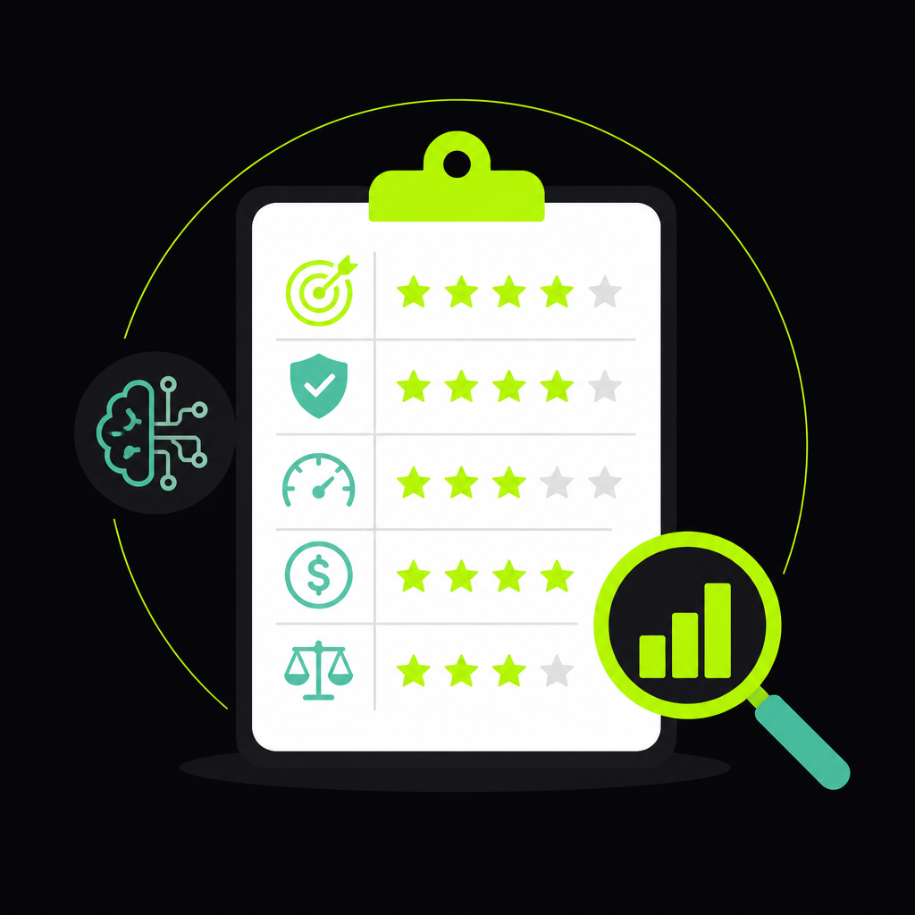 Evaluation criteria: how we scored each LLM benchmark